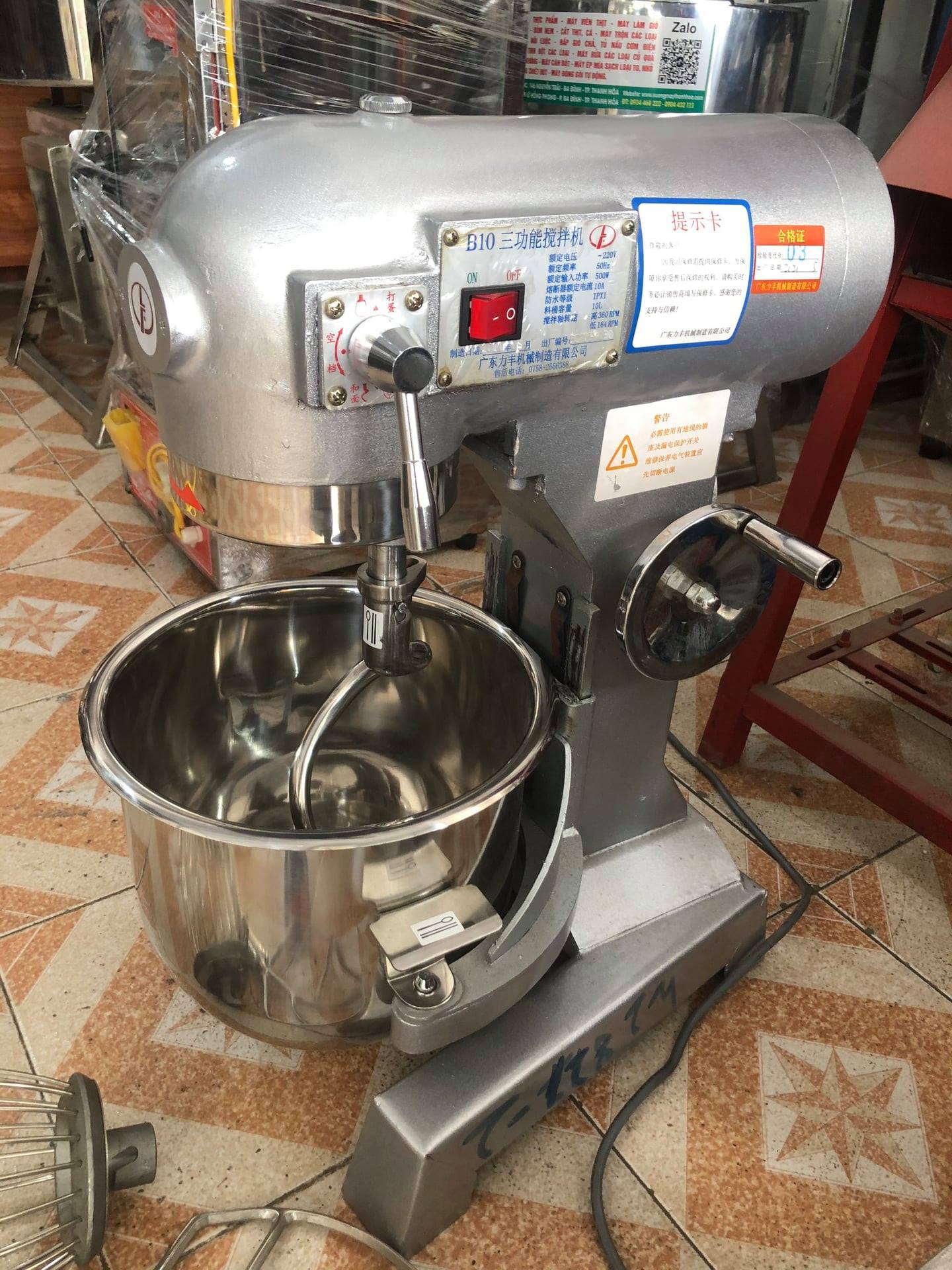 Máy Trộn Bột Đa Năng Trục Đứng 10L