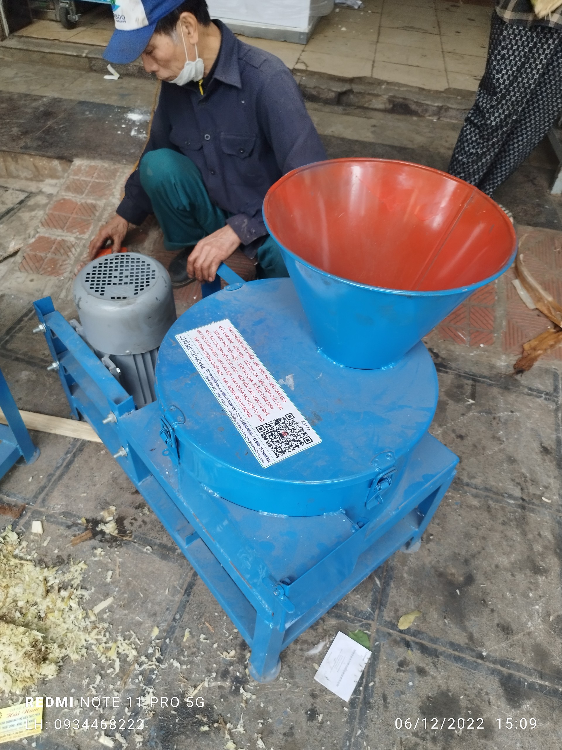 máy băm chuối đầu ngang