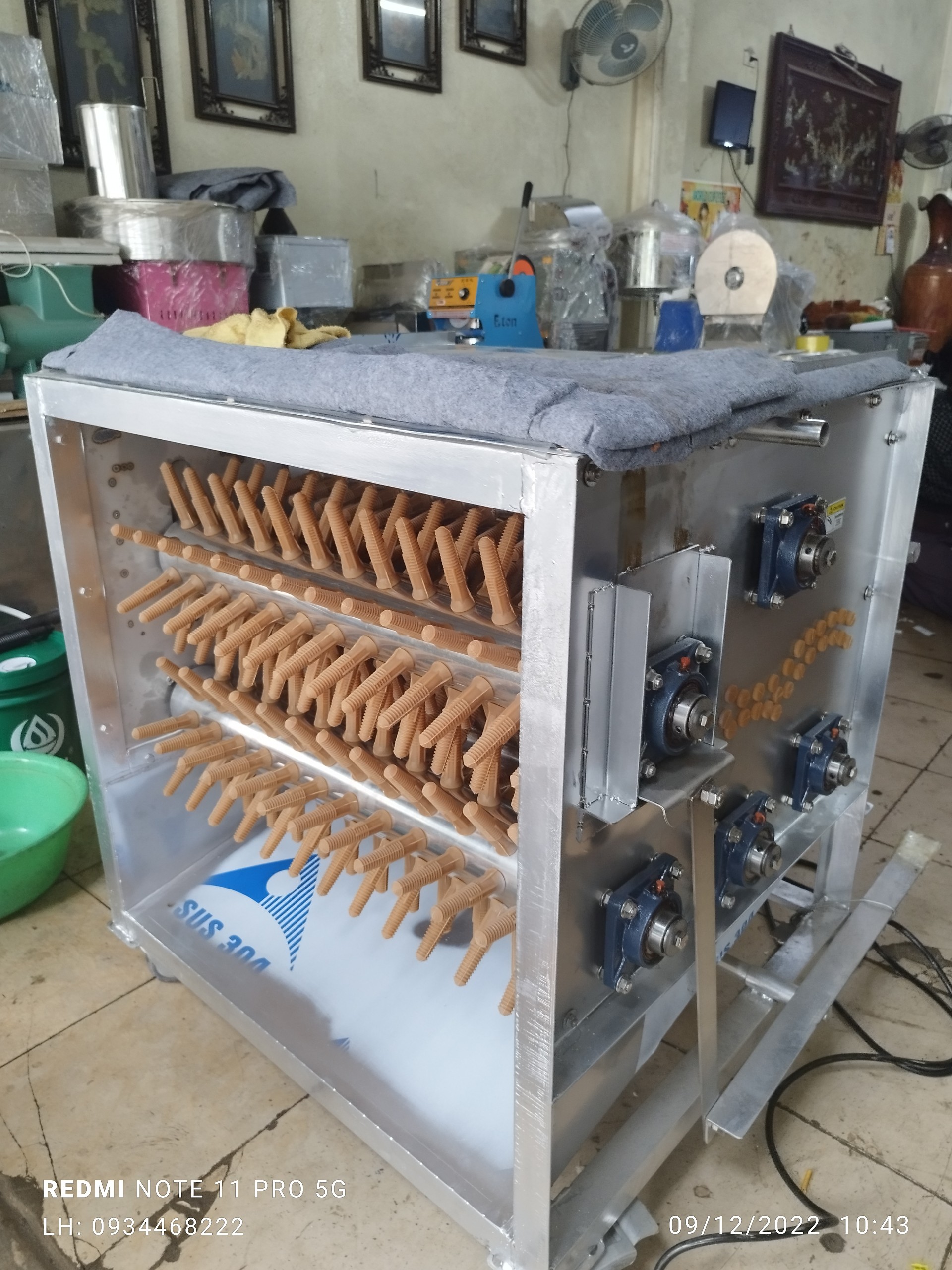 Trọn bộ Máy làm lông gà vịt 5-10con/1 mẻ
