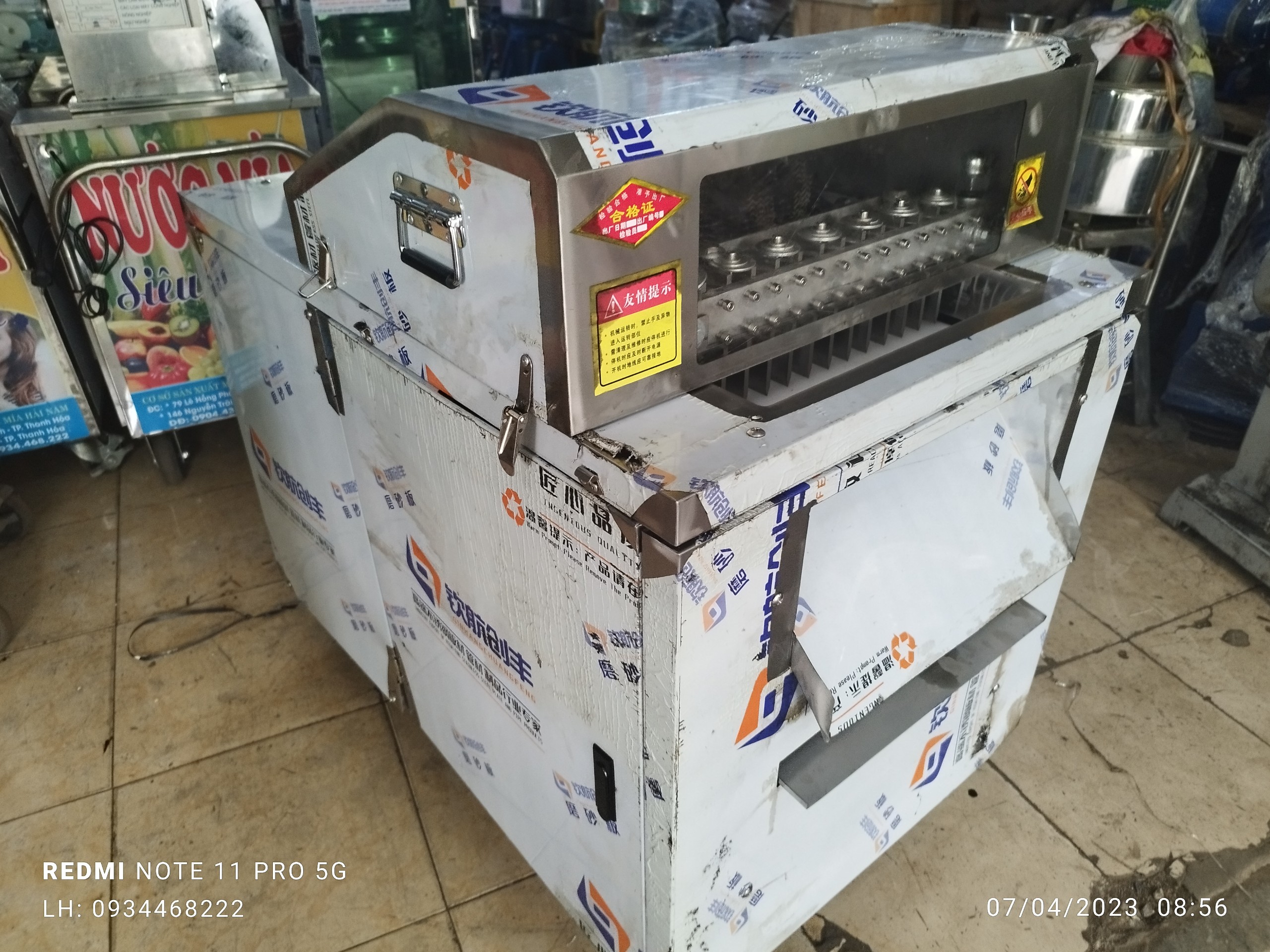 Máy chặt thịt mỡ đông lạnh tự động