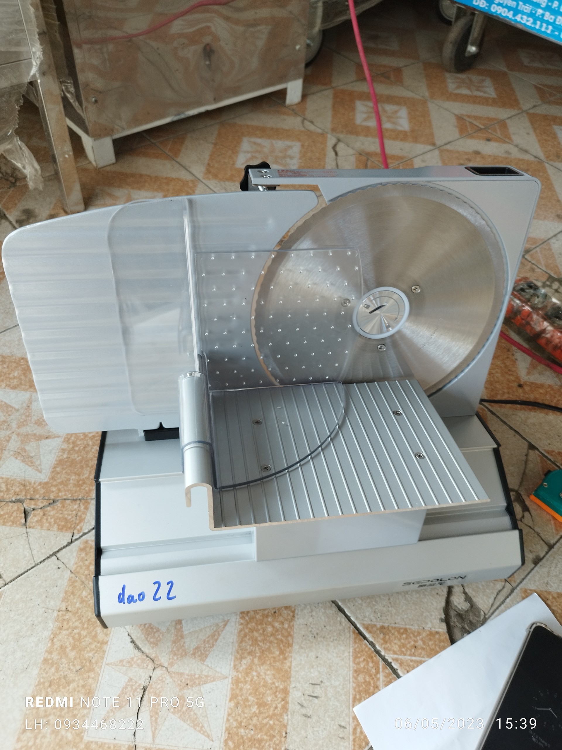 Máy thái thịt chín gia đình 