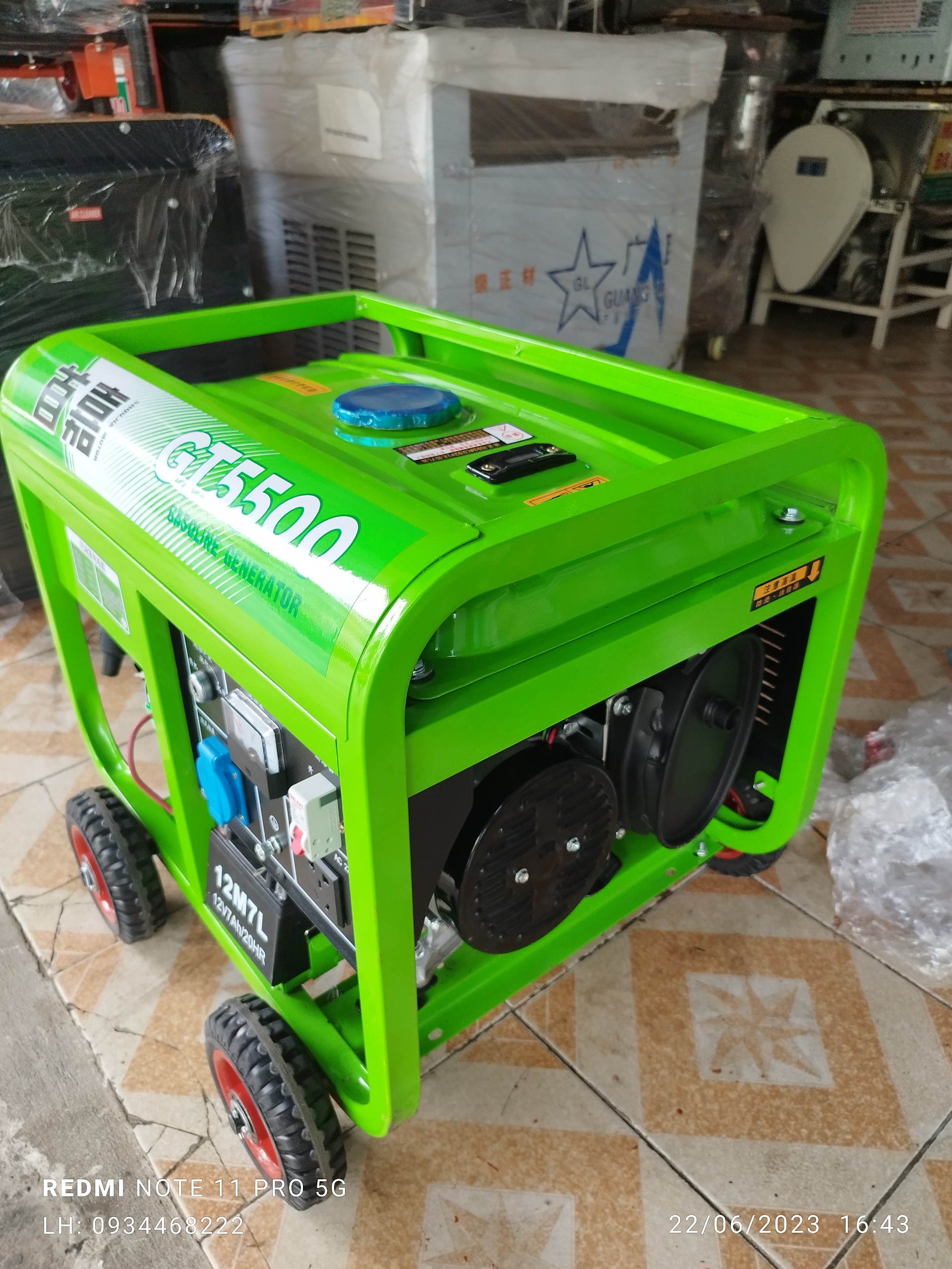 Máy phát điện 4.2KW xăng [ đề điện ]