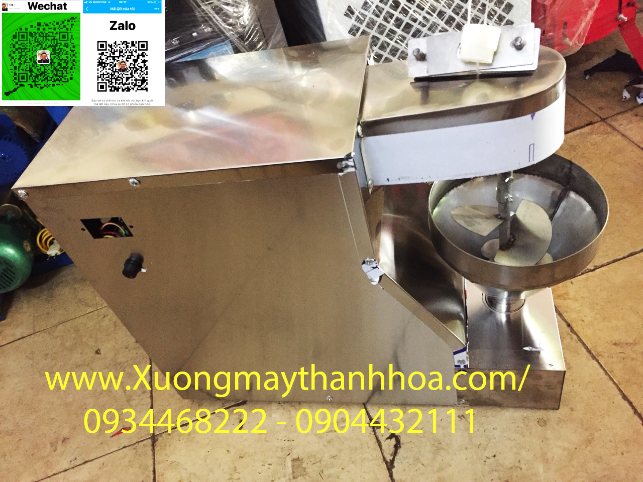 Máy viên bò mộc