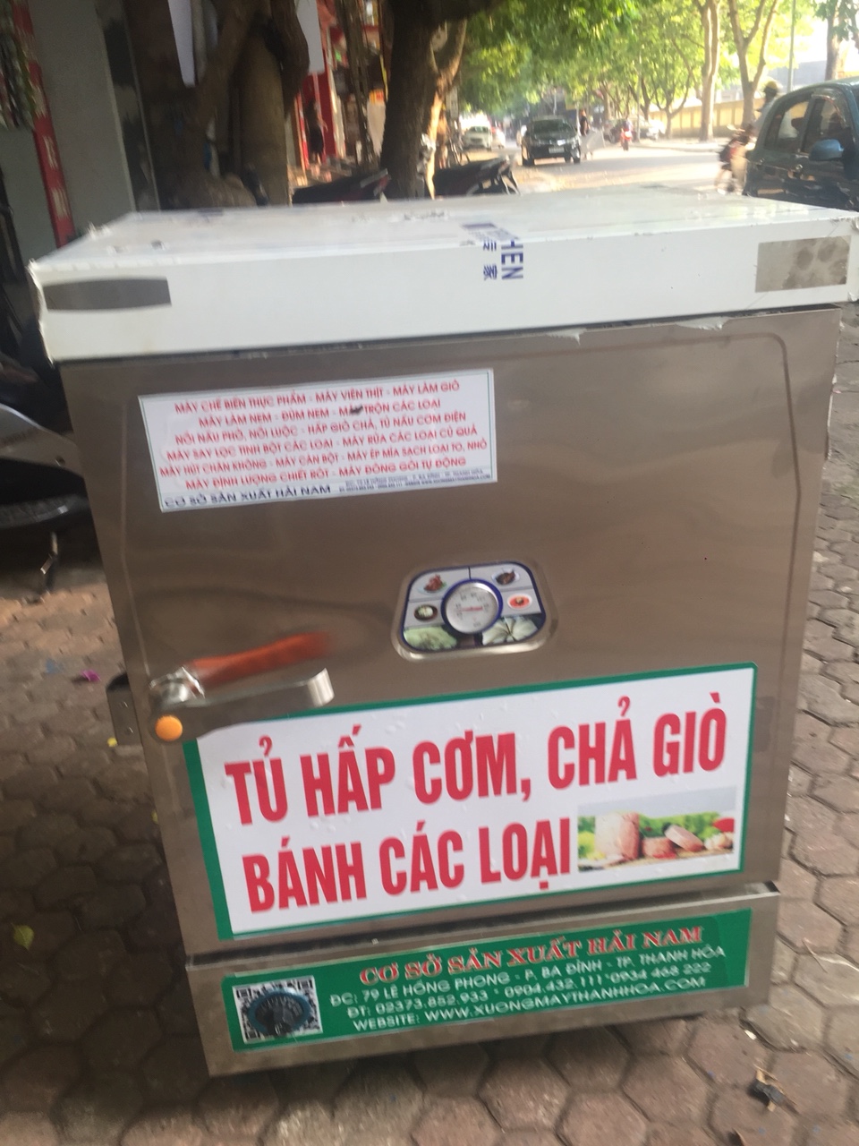 Tủ hấp giò chả- cơm